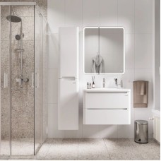 Комплект мебели белый глянец 70 см Grossman Адель 107006 + 4627173210232 + 207004