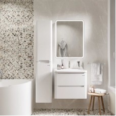 Комплект мебели белый глянец 60 см Grossman Адель 106006 + 4627173210225 + 206004