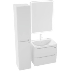 Комплект мебели белый глянец 60 см Grossman Адель 106006 + 4627173210225 + 206004