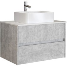 Комплект мебели светлый цемент 80 см Grossman Эдванс 108010 + GR-3016 + 208007