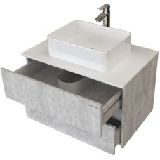 Комплект мебели светлый цемент 80 см Grossman Эдванс 108010 + GR-3016 + 208007