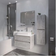 Комплект мебели светлый цемент 80 см Grossman Эдванс 108010 + GR-3031 + 208007