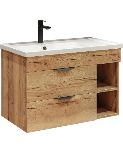 Комплект мебели дуб галифакс 81 см Grossman Форта 108004 + 30469 + 208002