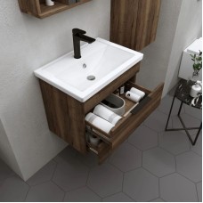 Комплект мебели темный дуб 71 см Grossman Форта 1070032 + 15840 + 2070022