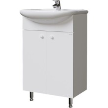 Комплект мебели белый глянец 51 см Grossman Крит-Эко 105005 + 659 + 205002