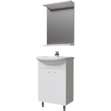 Комплект мебели белый глянец 51 см Grossman Крит-Эко 105005 + 659 + 205002