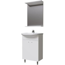 Комплект мебели белый глянец 51 см Grossman Крит-Эко 105005 + 659 + 205002