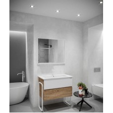 Комплект мебели дуб сонома/белый 87 см Grossman Солис 108502 + Y18298 + 209002