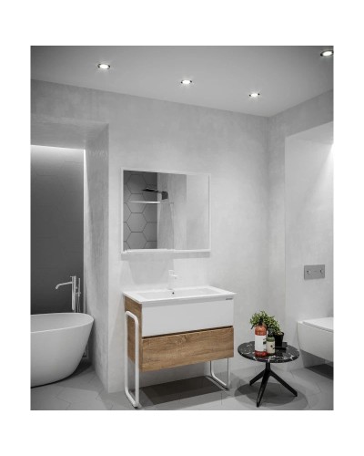 Комплект мебели дуб сонома/белый 87 см Grossman Солис 108502 + Y18298 + 209002