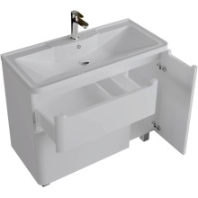 Комплект мебели белый глянец 100,1 см Grossman Адель 1010002 + 4627173210263 + 2010004