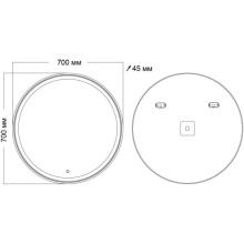 Комплект мебели дуб веллингтон/черный матовый 70 см Grossman Винтаж 107007 + GR-5010GW + 97070