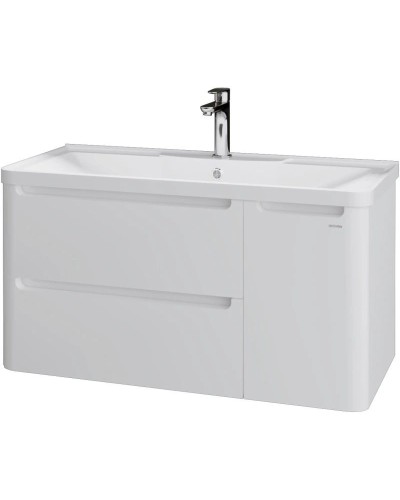 Комплект мебели белый глянец 100,1 см Grossman Адель 1010001 + 4627173210263 + 2010004