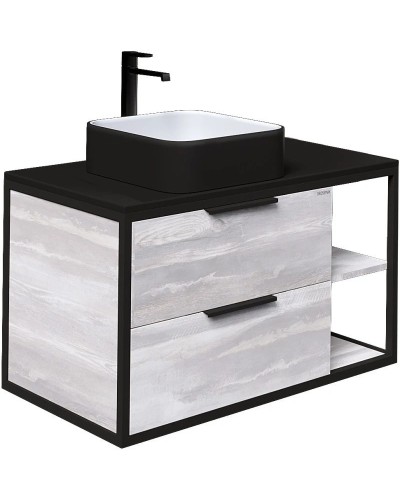 Комплект мебели шанико/черный 90 см Grossman Лофт 109002 + GR-4042BW + 209001