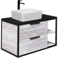 Комплект мебели шанико/черный 90 см Grossman Лофт 109002 + GR-3016 + 209001