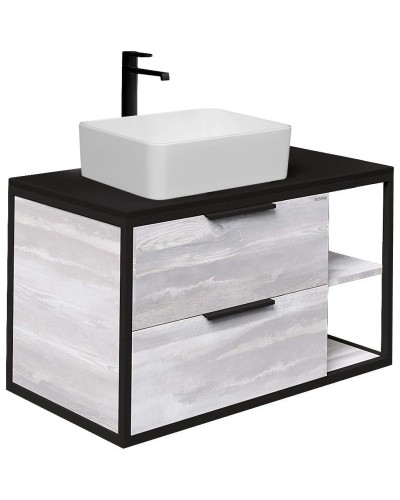 Комплект мебели шанико/черный 90 см Grossman Лофт 109002 + GR-3016 + 209001