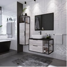 Комплект мебели шанико/черный 90 см Grossman Лофт 109002 + GR-3020 + 209001