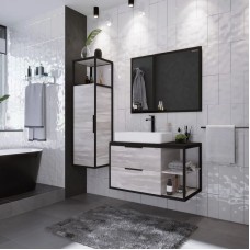 Комплект мебели шанико/черный 90 см Grossman Лофт 109002 + GR-3031 + 209001