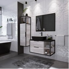 Комплект мебели шанико/черный 90 см Grossman Лофт 109002 + GR-4041BW + 209001