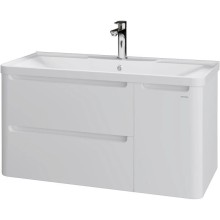 Комплект мебели белый глянец 90,1 см Grossman Адель 109003 + 4627173210256 + 209004