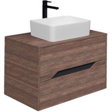 Комплект мебели дуб винтаж/графит 80 см Grossman Лайф 108015 + GR-3016 + 208008