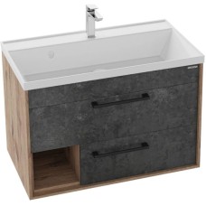 Комплект мебели дуб веллингтон/бетон 80,2 см Grossman Реал 108009 + 4627173210188 + 128070