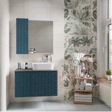 Комплект мебели дуб веллингтон/бриз матовый 80 см Grossman Альба 108012 + GR-3016 + 208005