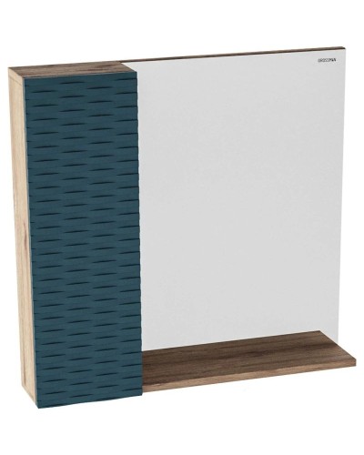 Комплект мебели дуб веллингтон/бриз матовый 80 см Grossman Альба 108012 + GR-3020 + 208005