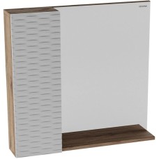 Комплект мебели дуб веллингтон/белый матовый 80 см Grossman Альба 108011 + GR-3020 + 208006