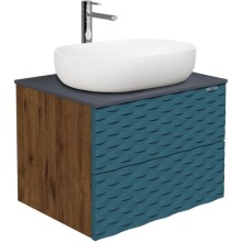 Комплект мебели дуб веллингтон/бриз матовый 65 см Grossman Альба 106502 + GR-3015 + 206502