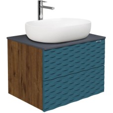 Комплект мебели дуб веллингтон/бриз матовый 65 см Grossman Альба 106502 + GR-3015 + 206502