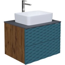 Комплект мебели дуб веллингтон/бриз матовый 65 см Grossman Альба 106502 + GR-3016 + 206502