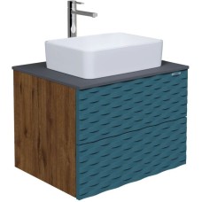 Комплект мебели дуб веллингтон/бриз матовый 65 см Grossman Альба 106502 + GR-3016 + 206502