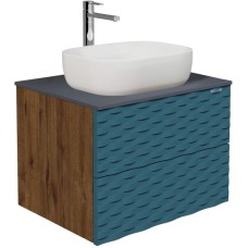 Комплект мебели дуб веллингтон/бриз матовый 65 см Grossman Альба 106502 + GR-3020 + 206502