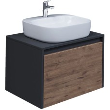 Комплект мебели дуб веллингтон/графит 60 см Grossman Смарт 106009 + GR-3028 + 206005