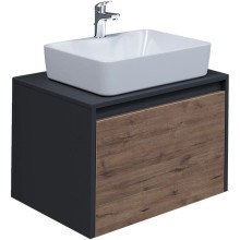 Комплект мебели дуб веллингтон/графит 60 см Grossman Смарт 106009 + GR-3017 + 206005