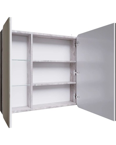 Комплект мебели бетон пайн/графит матовый 80,2 см Grossman Талис 108013 + 4627173210188 + 208009