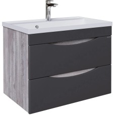 Комплект мебели бетон пайн/графит матовый 80,2 см Grossman Талис 108013 + 4627173210188 + 208009