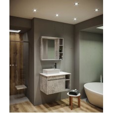 Комплект мебели бетон 80 см Grossman Фалькон 108005 + GR-3016 + 208003