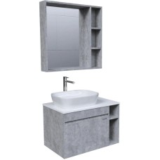 Комплект мебели бетон 80 см Grossman Фалькон 108005 + GR-3020 + 208003