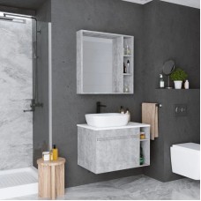 Комплект мебели бетон 80 см Grossman Фалькон 108005 + GR-3020 + 208003