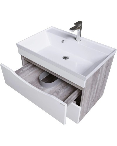 Комплект мебели бетон пайн/белый глянец 70,1 см Grossman Талис 107011 + 4627173210171 + 207006