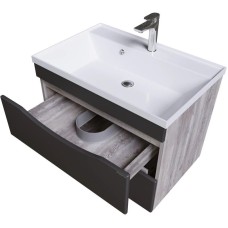 Комплект мебели бетон пайн/графит матовый 70,1 см Grossman Талис 107010 + 4627173210171 + 207006