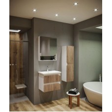 Комплект мебели дуб сонома/белый глянец 61 см Grossman Инлайн 106003 + 16413 + 206002