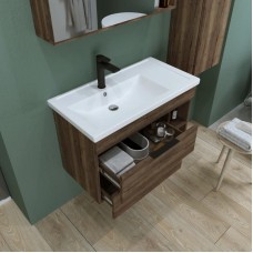 Комплект мебели темный дуб 81 см Grossman Форта 1080042 + 30469 + 2080022