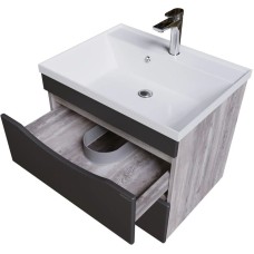 Комплект мебели бетон пайн/графит матовый 60,3 см Grossman Талис 106008 + 4627173210164 + 206006