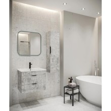 Комплект мебели бетон 66 см Grossman Кросс 106501 + Y18296 + 555800