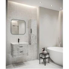 Комплект мебели бетон 66 см Grossman Кросс 106501 + Y18296 + 555800