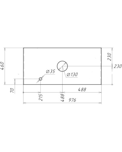 Комплект мебели дуб сонома/серый матовый 97,6 см Grossman Флай 101002 + 501002 + GR-3019 + 201001