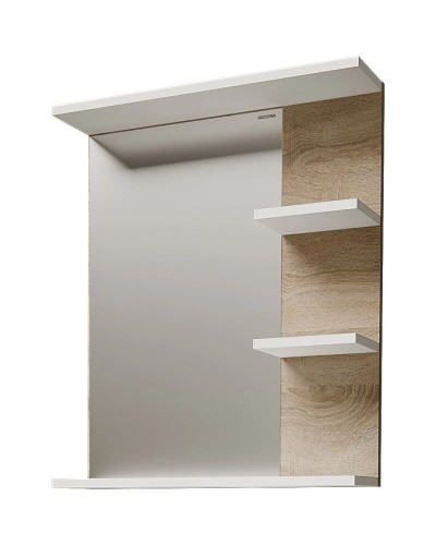 Комплект мебели дуб сонома/белый глянец 55,5 см Grossman Поло 105501 + 305 + 205701