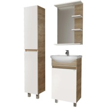 Комплект мебели дуб сонома/белый глянец 46 см Grossman Поло 104501 + 306 + 204701